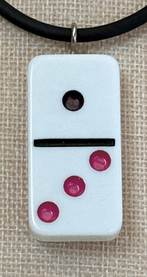 Series 14: Vintage 1990s Domino as Pendant Necklace, Number 9 of 39