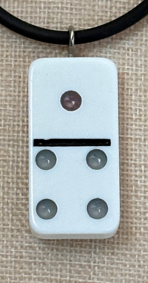 Series 14: Vintage 1990s Domino as Pendant Necklace, Number 10 of 39