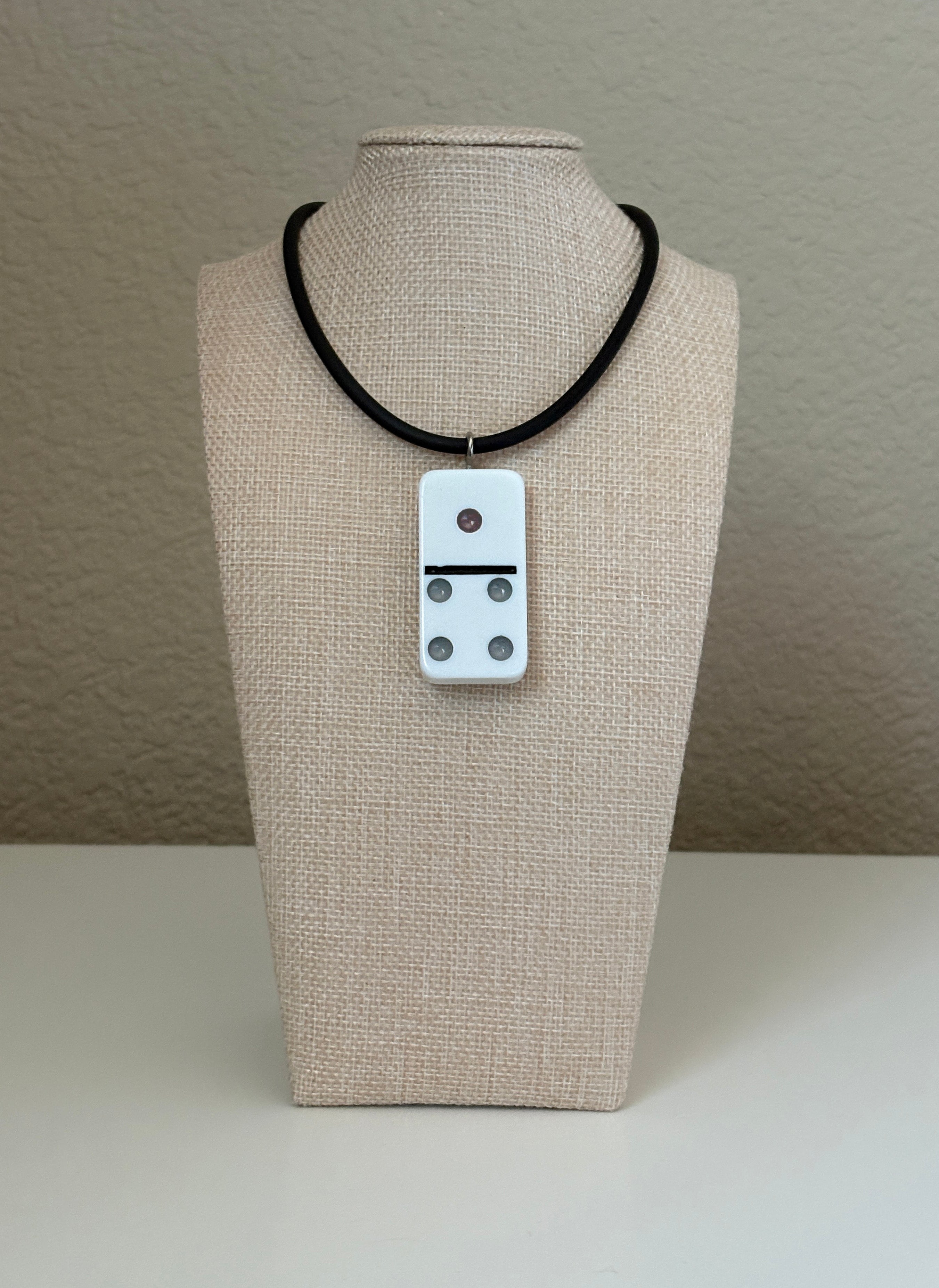 Series 14: Vintage 1990s Domino as Pendant Necklace, Number 10 of 39