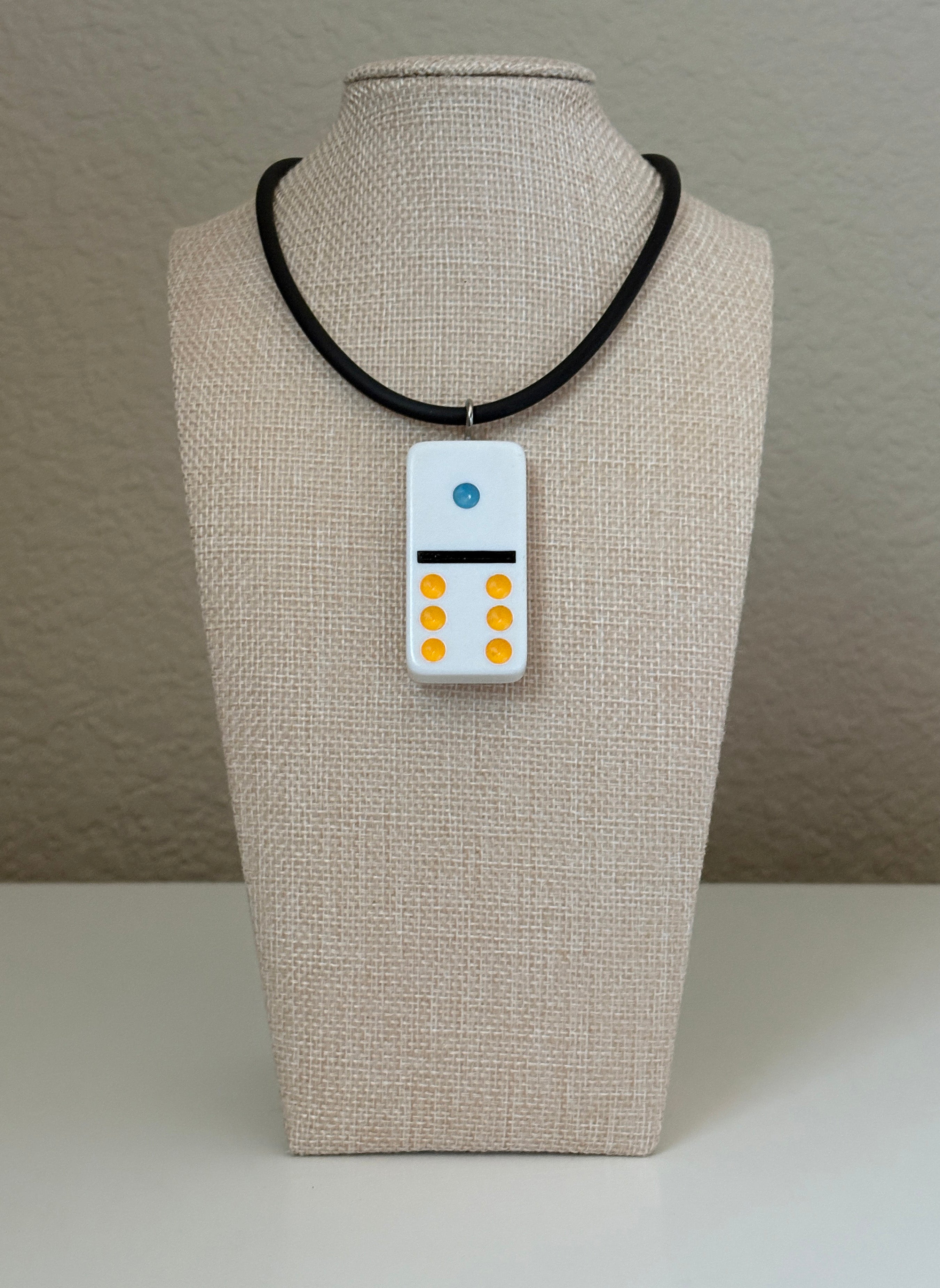 Series 14: Vintage 1990s Domino as Pendant Necklace, Number 11 of 39