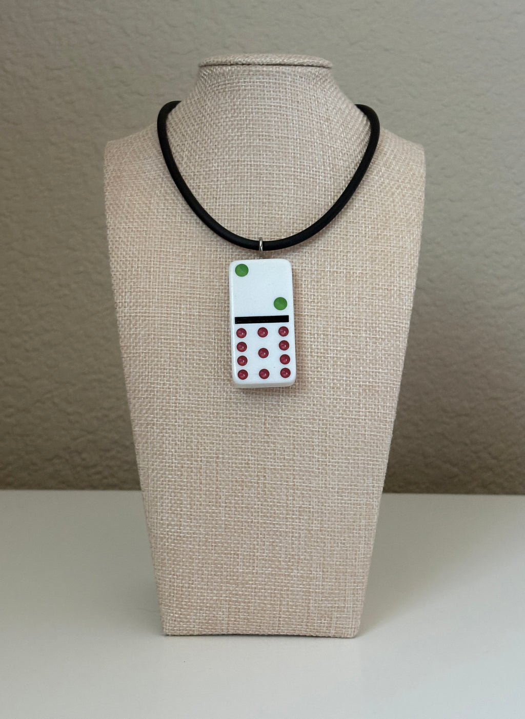 Series 14: Vintage 1990s Domino as Pendant Necklace, Number 15 of 39