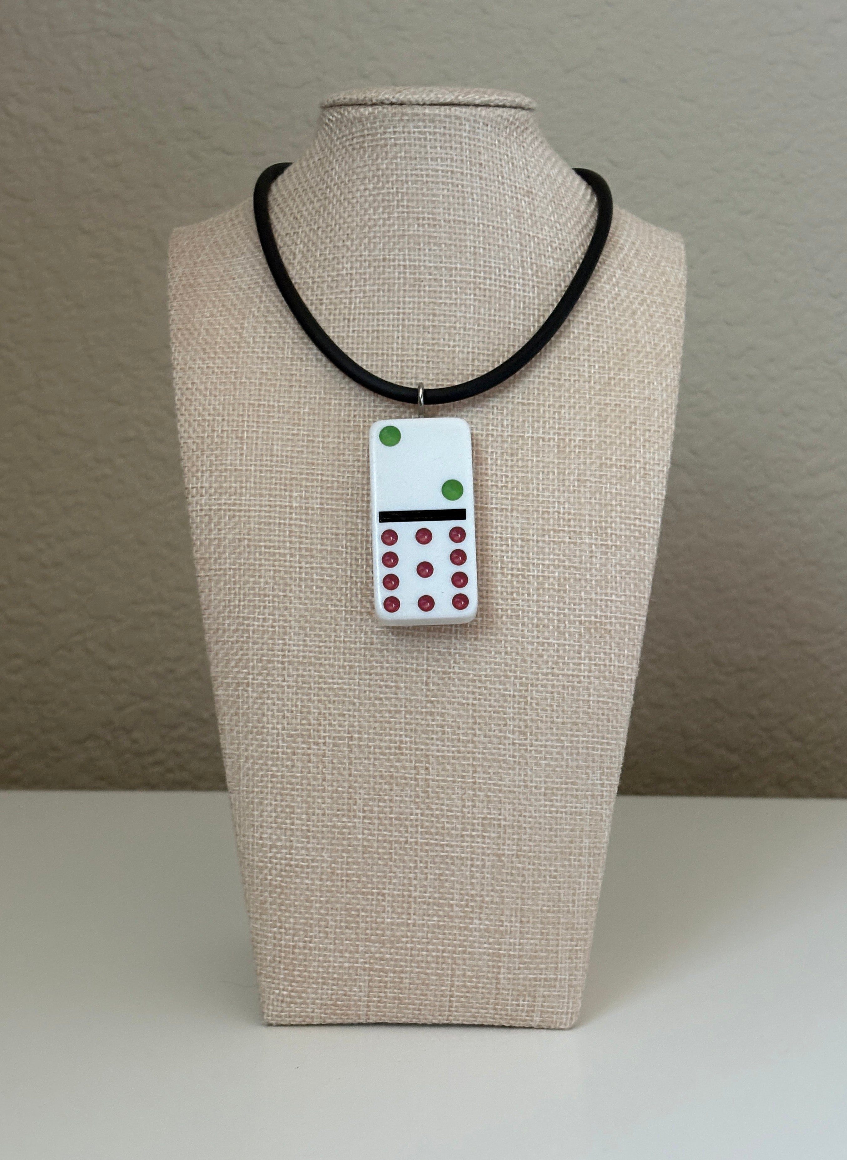 Series 14: Vintage 1990s Domino as Pendant Necklace, Number 15 of 39