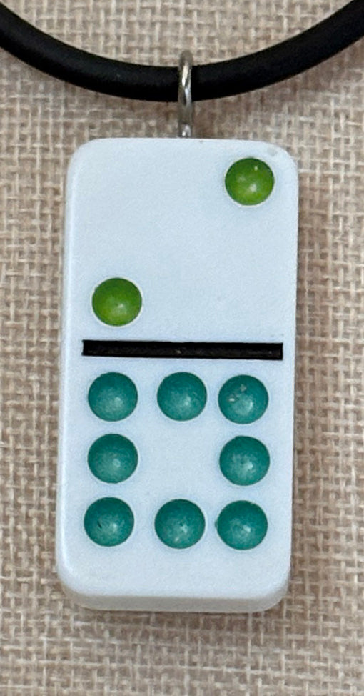 Series 14: Vintage 1990s Domino as Pendant Necklace, Number 14 of 39