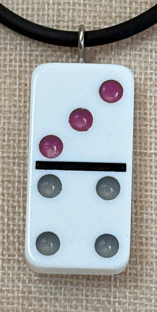 Series 14: Vintage 1990s Domino as Pendant Necklace, Number 16 of 39