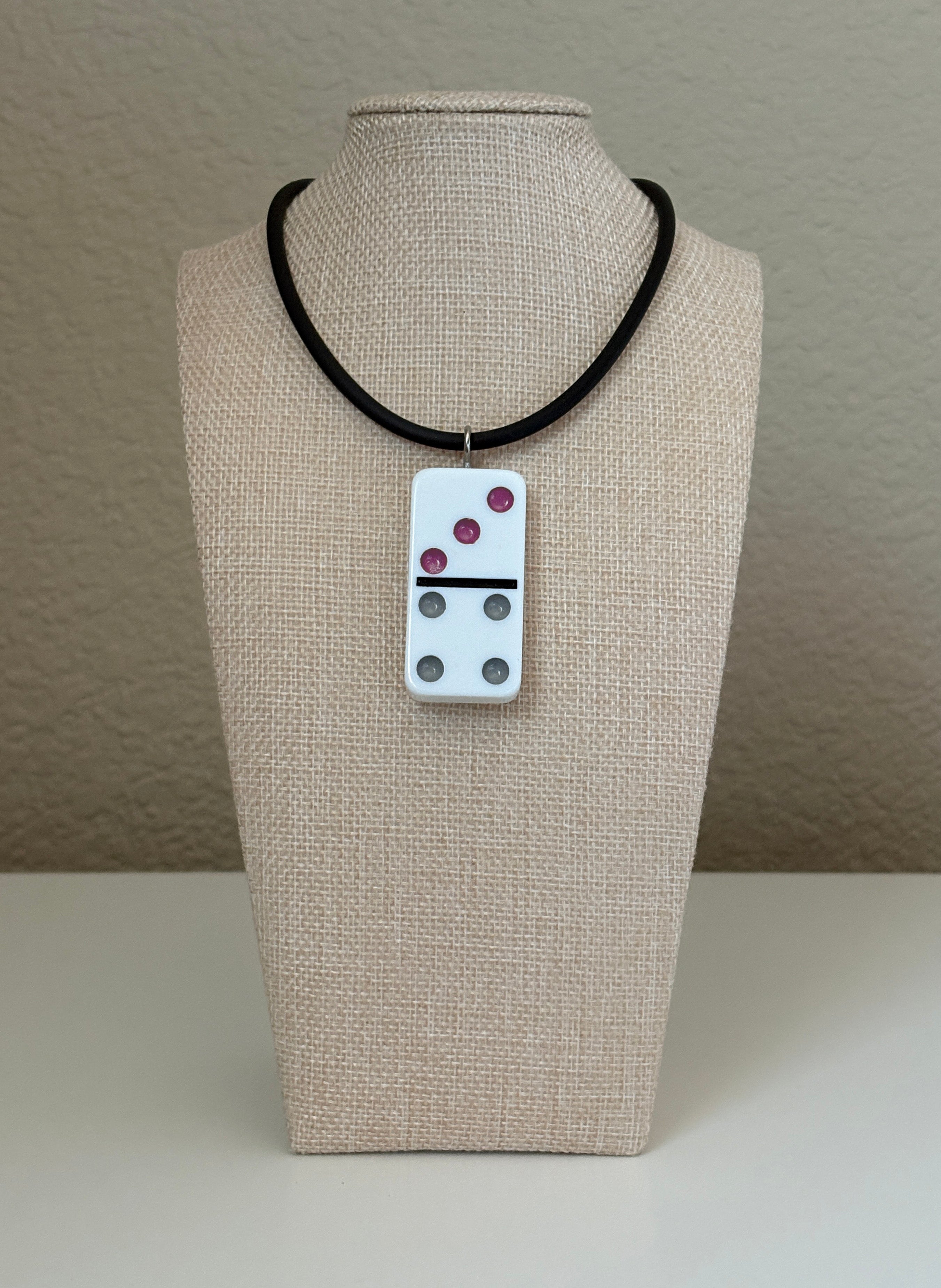 Series 14: Vintage 1990s Domino as Pendant Necklace, Number 16 of 39