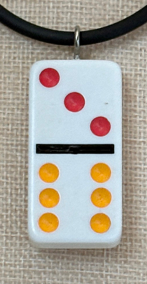 Series 14: Vintage 1990s Domino as Pendant Necklace, Number 18 of 39