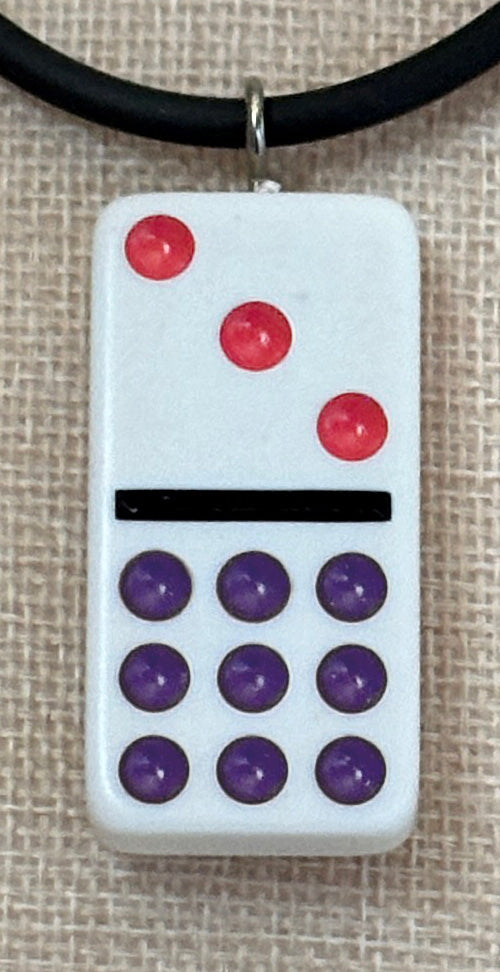Series 14: Vintage 1990s Domino as Pendant Necklace, Number 19 of 39