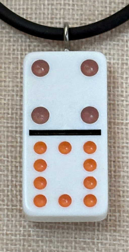Series 14: Vintage 1990s Domino as Pendant Necklace, Number 25 of 39