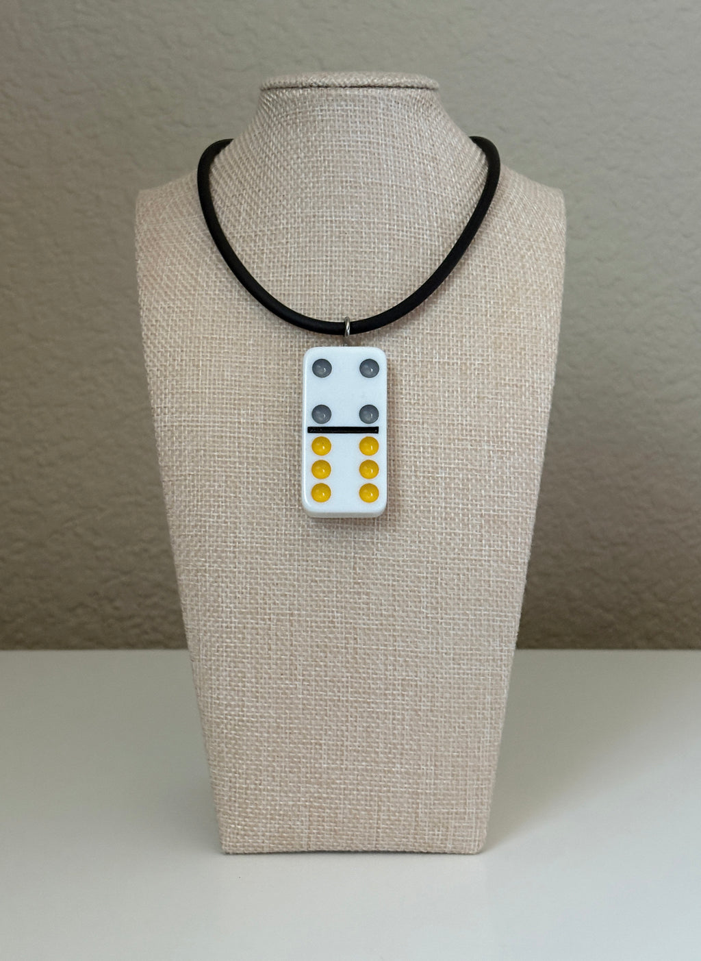 Series 14: Vintage 1990s Domino as Pendant Necklace, Number 22 of 39