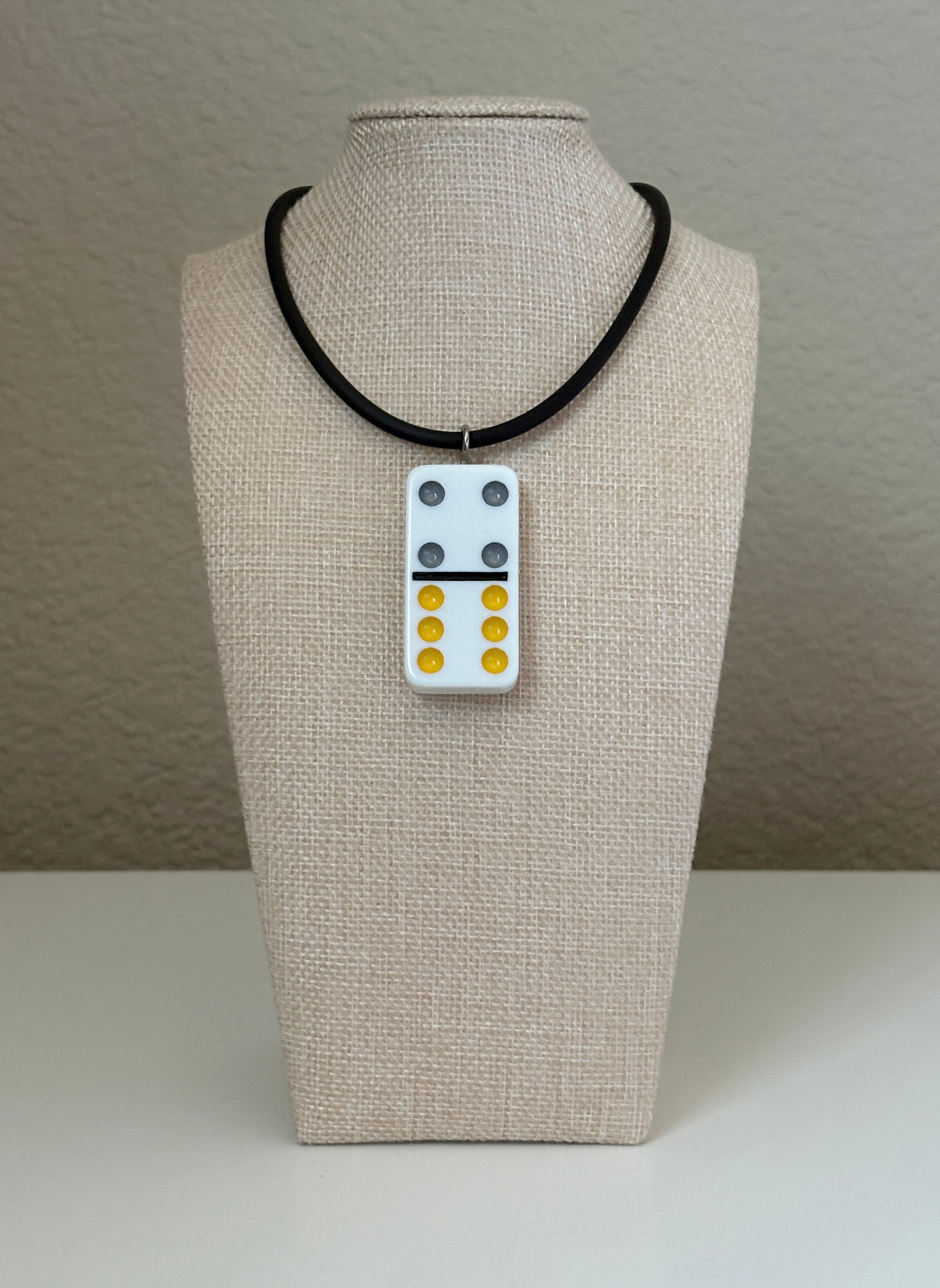 Series 14: Vintage 1990s Domino as Pendant Necklace, Number 22 of 39