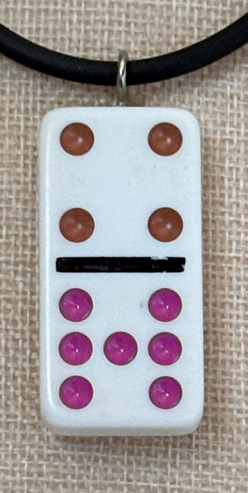Series 14: Vintage 1990s Domino as Pendant Necklace, Number 23 of 39