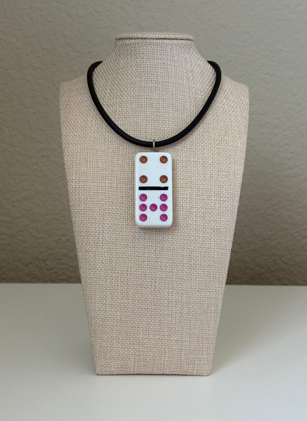 Series 14: Vintage 1990s Domino as Pendant Necklace, Number 23 of 39