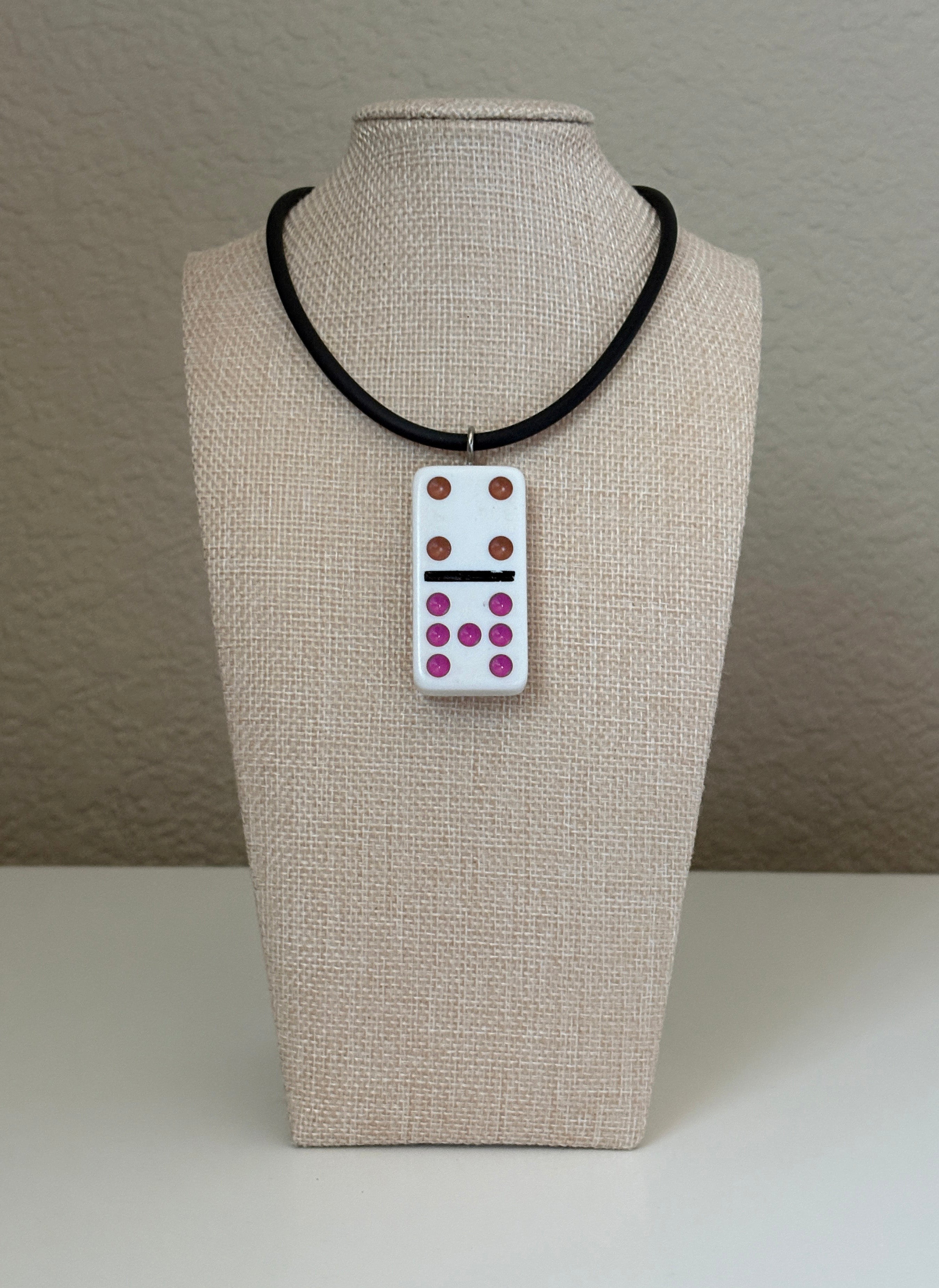 Series 14: Vintage 1990s Domino as Pendant Necklace, Number 23 of 39