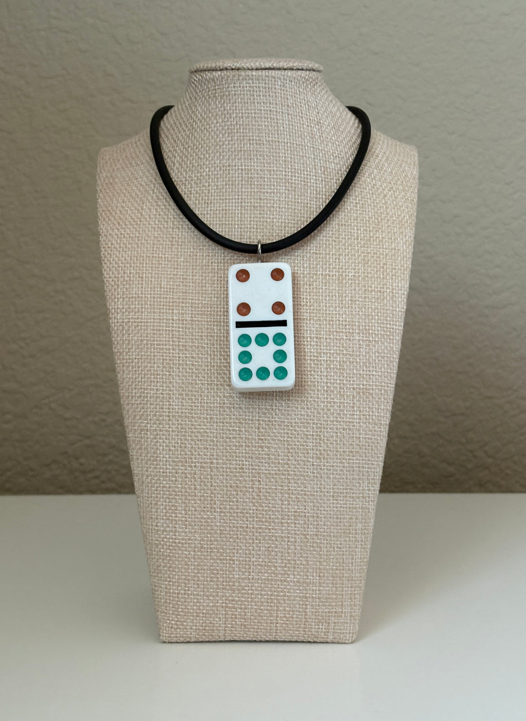 Series 14: Vintage 1990s Domino as Pendant Necklace, Number 24 of 39