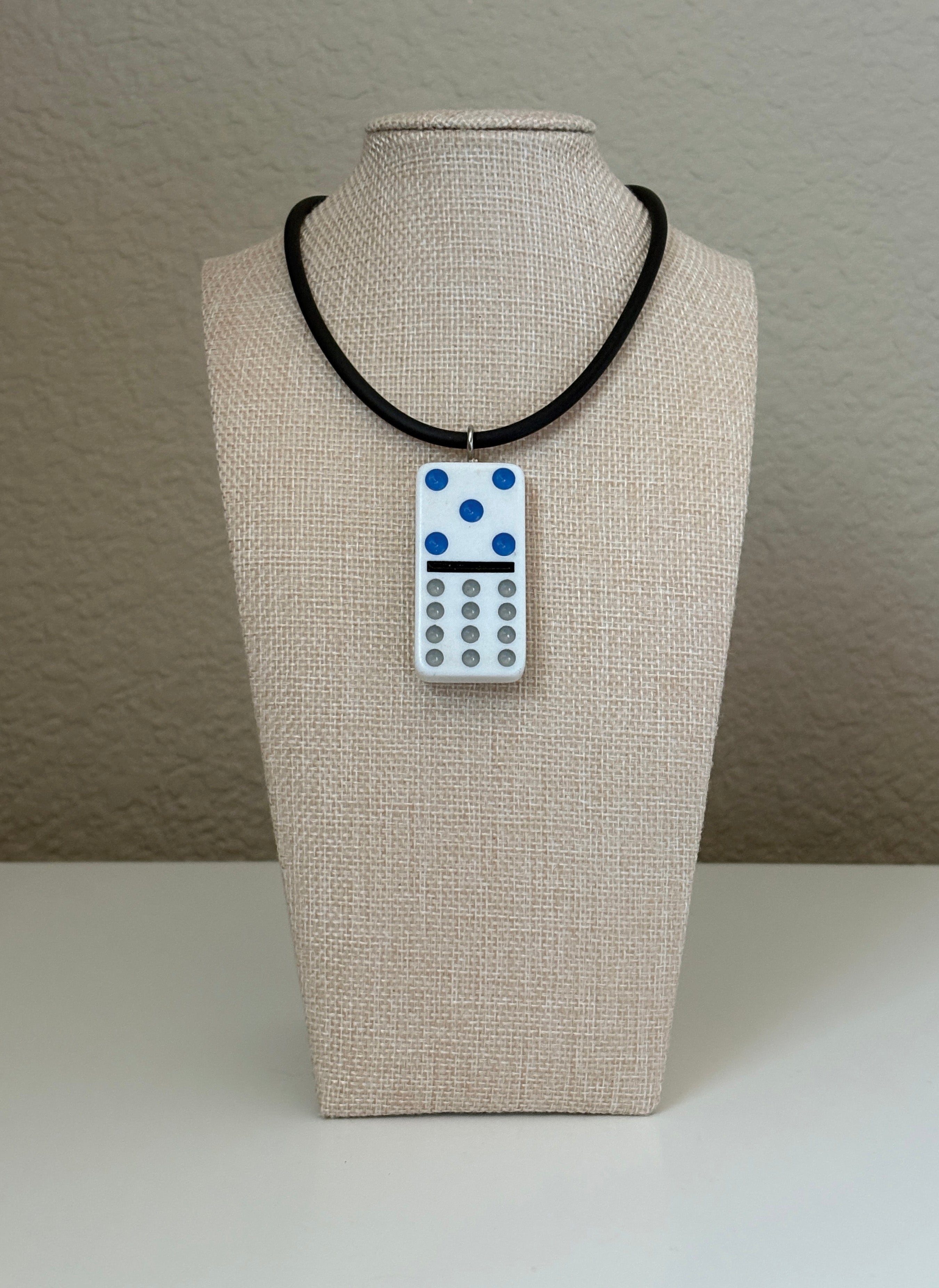 Series 14: Vintage 1990s Domino as Pendant Necklace, Number 30 of 39