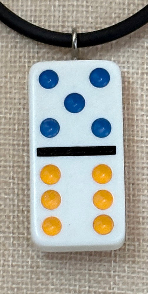 Series 14: Vintage 1990s Domino as Pendant Necklace, Number 27 of 39
