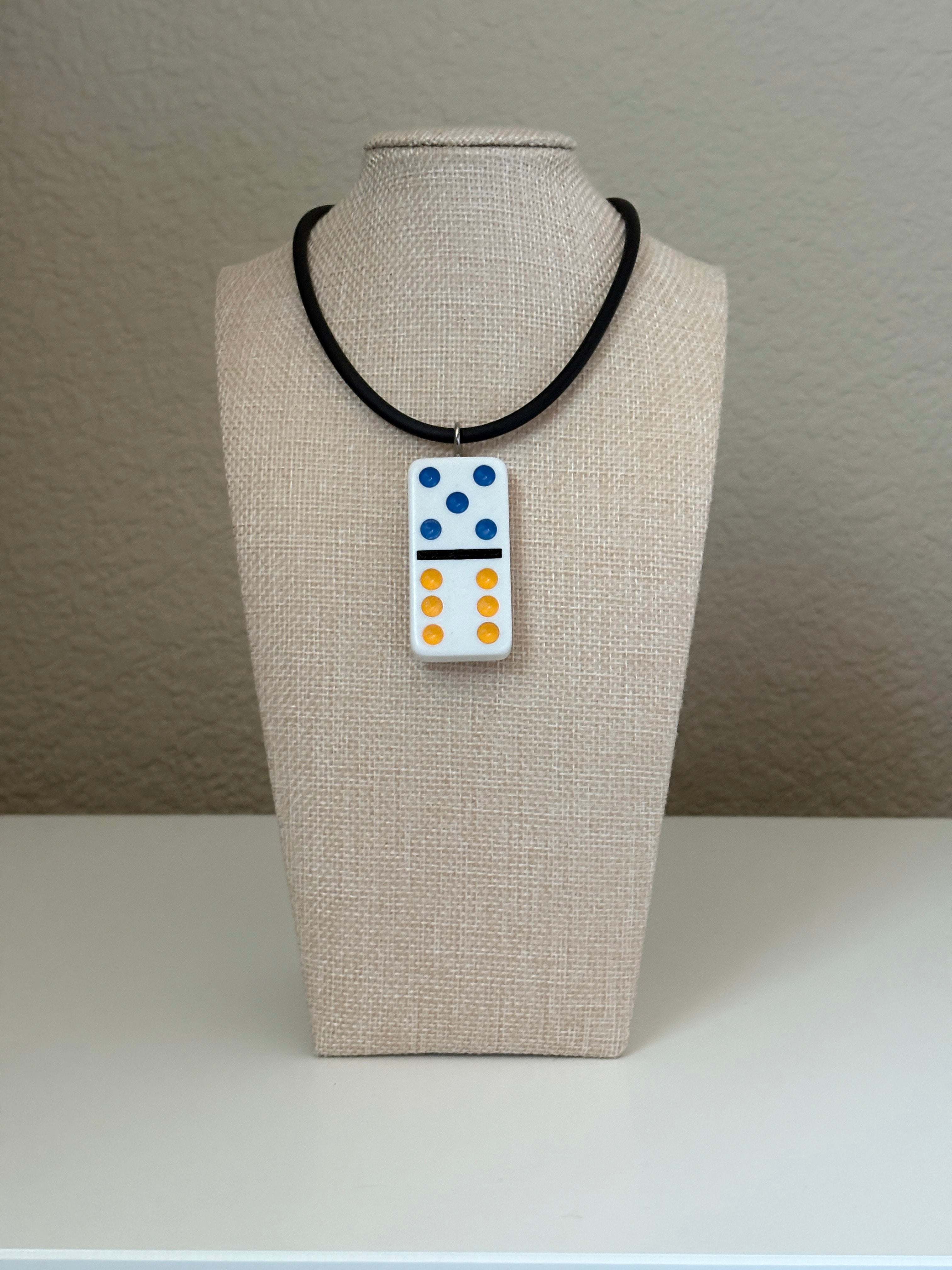 Series 14: Vintage 1990s Domino as Pendant Necklace, Number 27 of 39