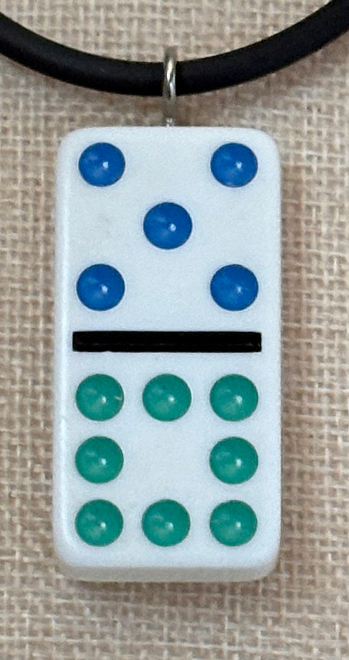 Series 14: Vintage 1990s Domino as Pendant Necklace, Number 28 of 39