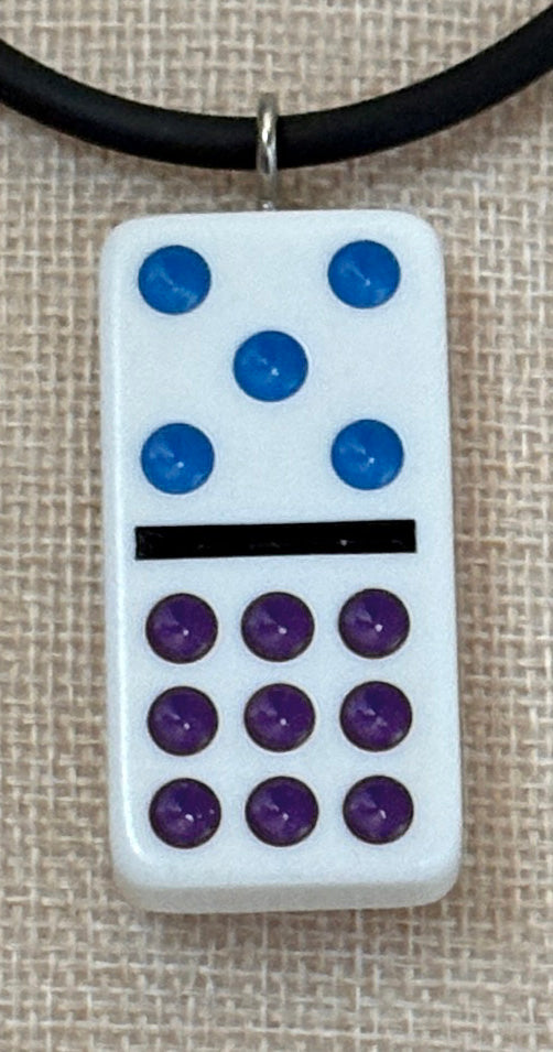 Series 14: Vintage 1990s Domino as Pendant Necklace, Number 29 of 39