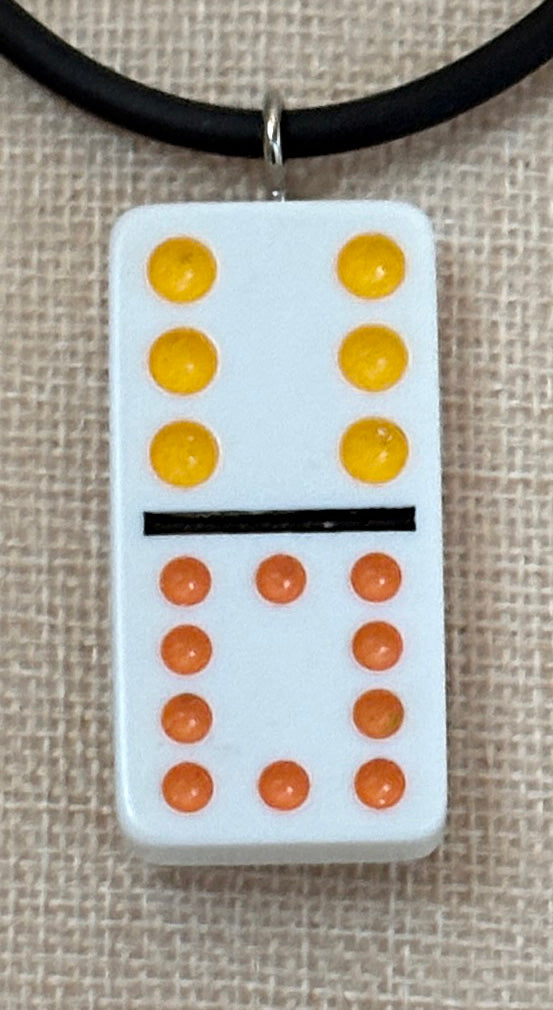 Series 14: Vintage 1990s Domino as Pendant Necklace, Number 33 of 39