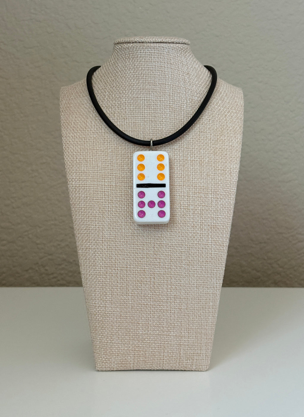 Series 14: Vintage 1990s Domino as Pendant Necklace, Number 31 of 39