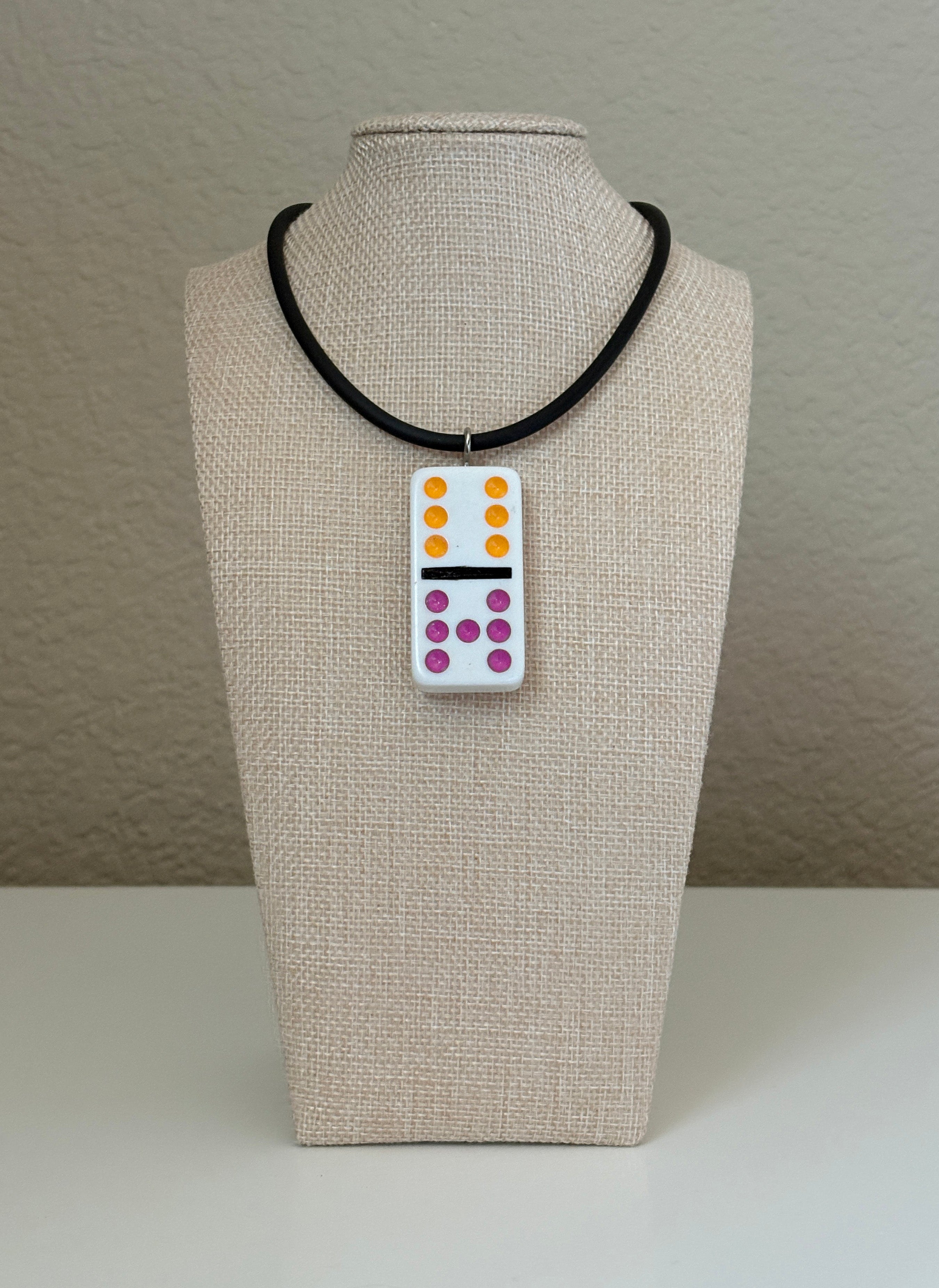 Series 14: Vintage 1990s Domino as Pendant Necklace, Number 31 of 39