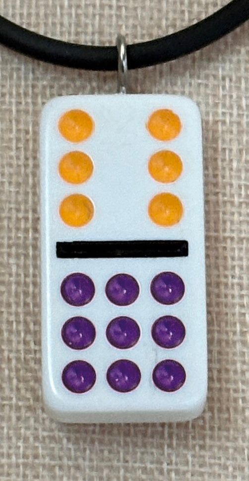 Series 14: Vintage 1990s Domino as Pendant Necklace, Number 32 of 39