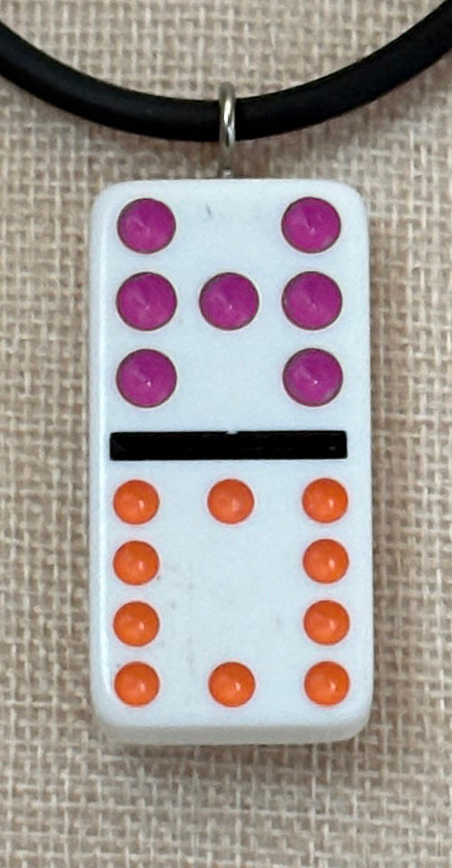 Series 14: Vintage 1990s Domino as Pendant Necklace, Number 35 of 39