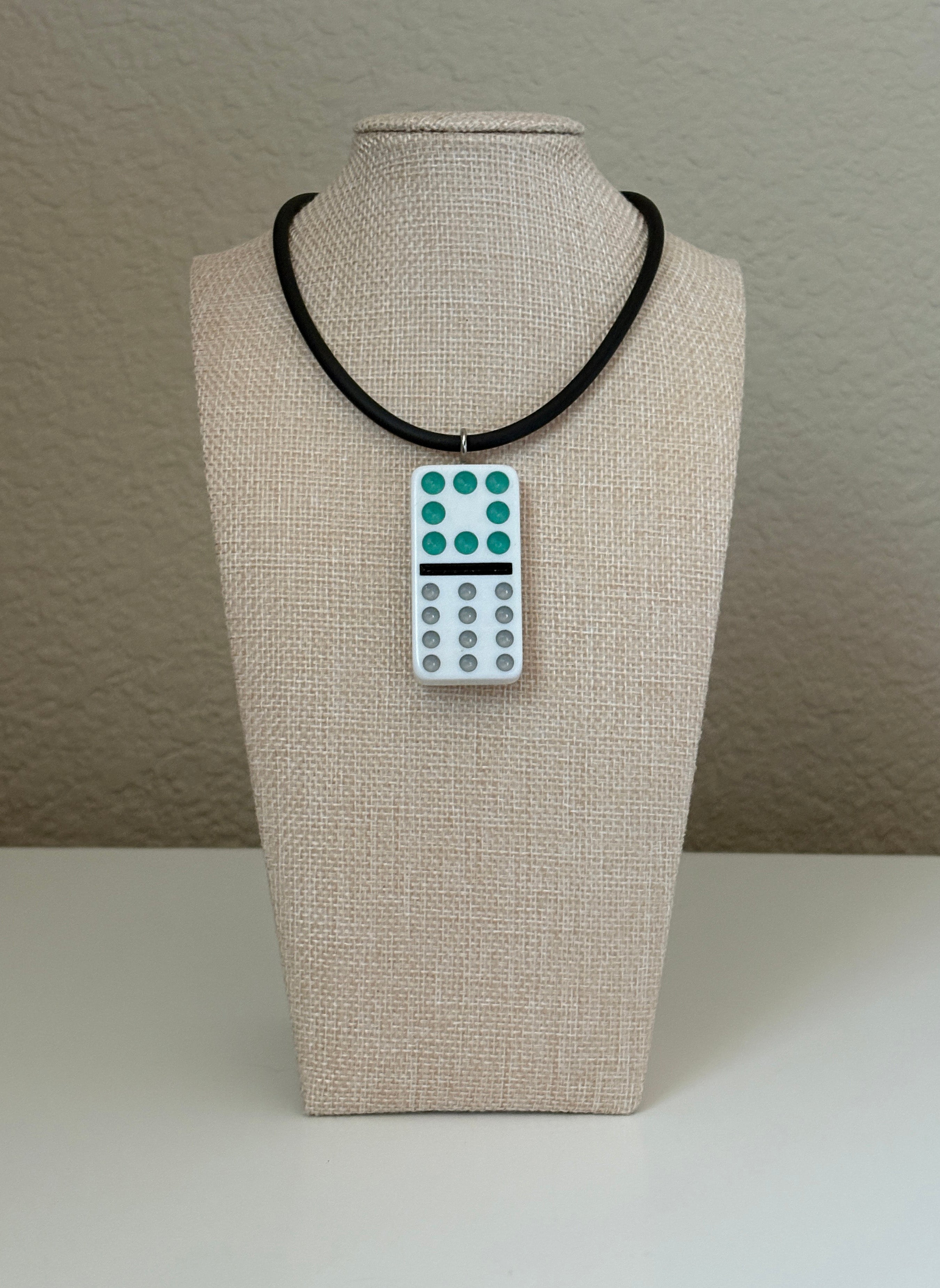Series 14: Vintage 1990s Domino as Pendant Necklace, Number 37 of 39