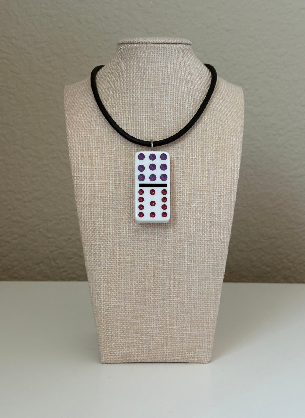 Series 14: Vintage 1990s Domino as Pendant Necklace, Number 38 of 39